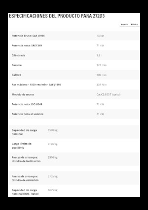 Челни товарачи Caterpillar 272D3