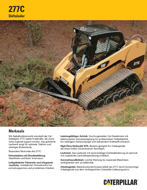 Челни товарачи Caterpillar 277C