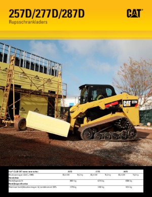 Челни товарачи Caterpillar 287D