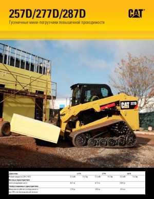 Челни товарачи Caterpillar 287D