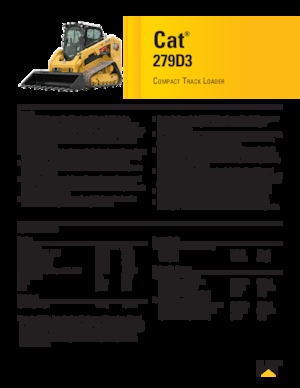 Челни товарачи Caterpillar 279D