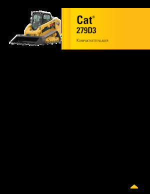 Челни товарачи Caterpillar 279D Serie 3 Deltalader