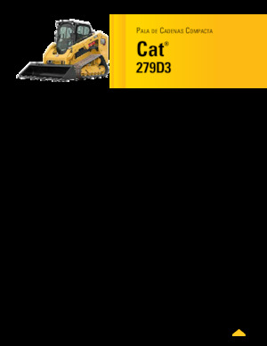 Челни товарачи Caterpillar 279D Serie 3 Deltalader