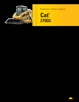 Челни товарачи Caterpillar 279D Serie 3 Deltalader