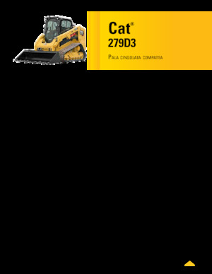 Челни товарачи Caterpillar 279D Serie 3 Deltalader