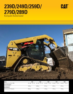 Челни товарачи Caterpillar 239D