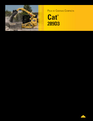 Челни товарачи Caterpillar 289D Serie 3 Deltalader