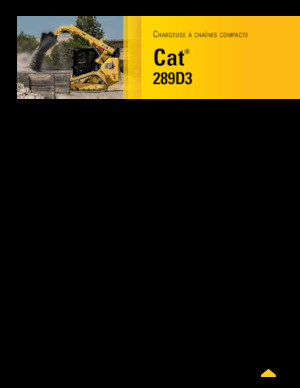 Челни товарачи Caterpillar 289D Serie 3 Deltalader