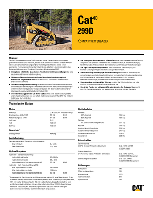 Челни товарачи Caterpillar 299D2 XHP