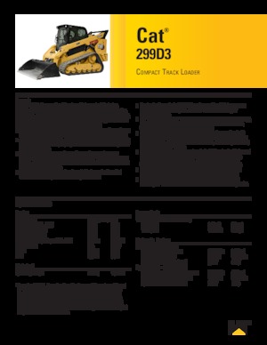 Челни товарачи Caterpillar 299D Serie 3 Deltalader