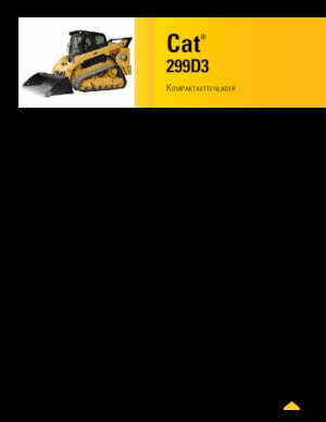 Челни товарачи Caterpillar 299D Serie 3 Deltalader