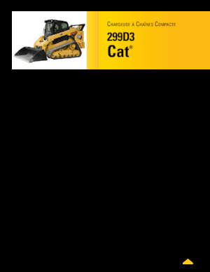 Челни товарачи Caterpillar 299D Serie 3 Deltalader