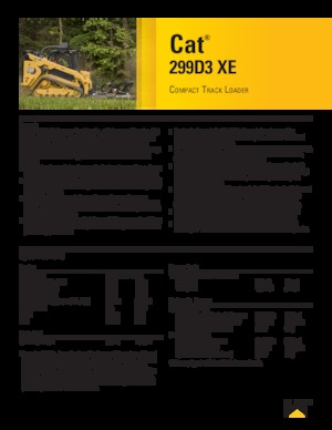 Челни товарачи Caterpillar 299D XE Serie 3 Deltalader