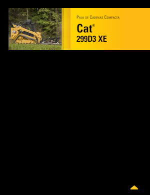 Челни товарачи Caterpillar 299D XE Serie 3 Deltalader
