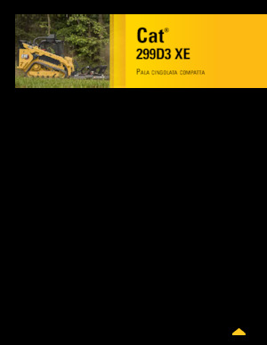 Челни товарачи Caterpillar 299D XE Serie 3 Deltalader