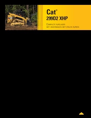 Челни товарачи Caterpillar 299D2  XHP