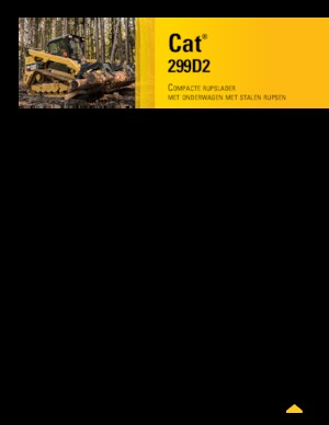 Челни товарачи Caterpillar 299D2