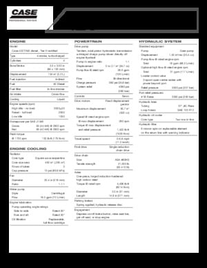 Челни товарачи Case 420