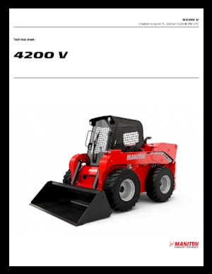 Челни товарачи Manitou 4200V