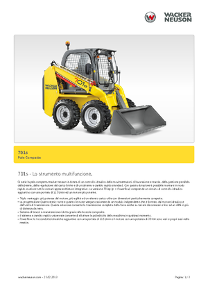 Челни товарачи Neuson 701s