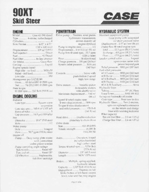 Челни товарачи Case 90XT 