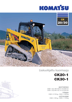 Челни товарачи Komatsu CK30-1