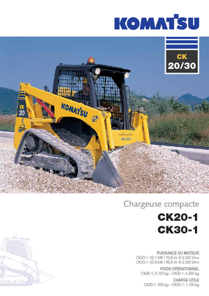 Челни товарачи Komatsu CK30-1