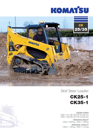 Челни товарачи Komatsu CK35-1