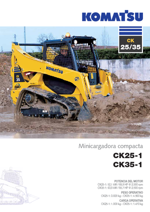 Челни товарачи Komatsu CK35-1