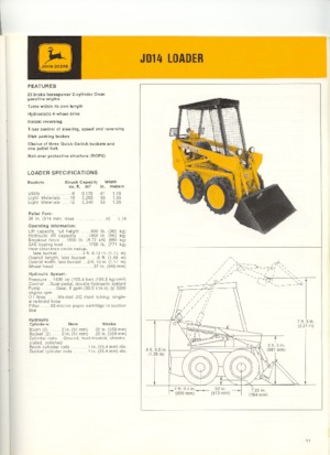 Челни товарачи John Deere Construction JD14