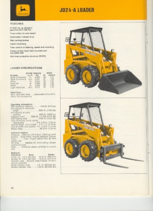 Челни товарачи John Deere Construction JD24A