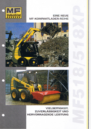 Челни товарачи MF Industrial MF 518 XP