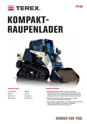 Челни товарачи Terex PT 60