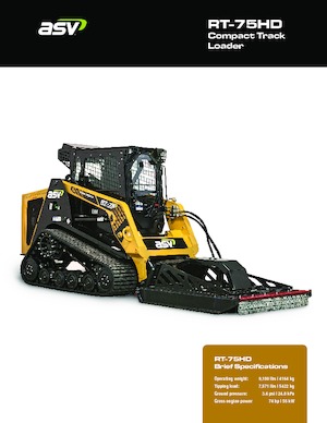 Челни товарачи ASV RT 75 Heavy Duty