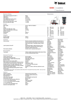 Челни товарачи Bobcat S590