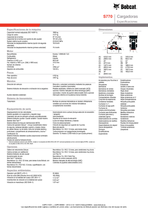 Челни товарачи Bobcat S770