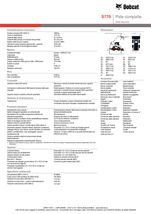 Челни товарачи Bobcat S770