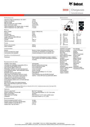Челни товарачи Bobcat S850