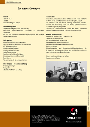 Челни товарачи Terex-Schaeff SCL 515