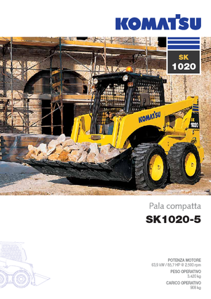 Челни товарачи Komatsu SK1020-5 turbo