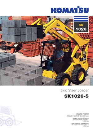 Челни товарачи Komatsu SK1026-5 turbo