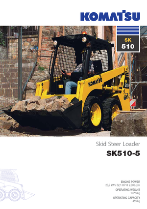 Челни товарачи Komatsu SK510-5