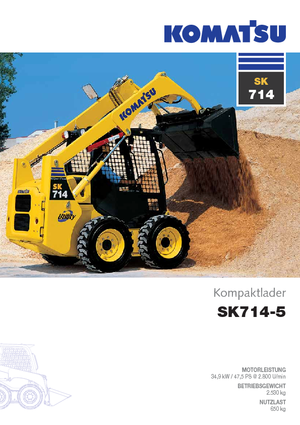 Челни товарачи Komatsu SK714-5 Super Flow