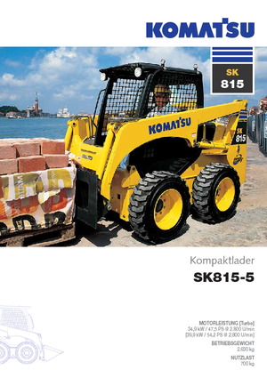 Челни товарачи Komatsu SK815-5