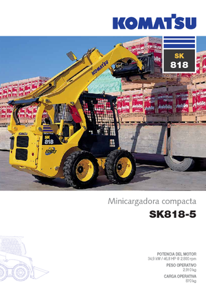Челни товарачи Komatsu SK818-5 Super Flow