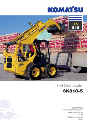 Челни товарачи Komatsu SK818-5 Super Flow