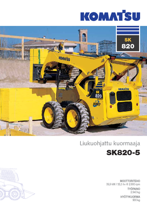 Челни товарачи Komatsu SK820-5
