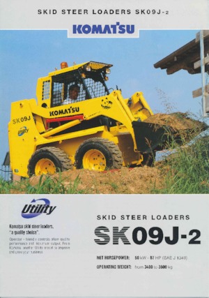 Челни товарачи Komatsu SK09J-2