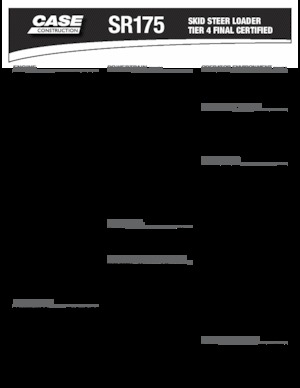 Челни товарачи Case SR175