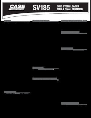 Челни товарачи Case SV185